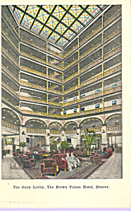 Lobby The Brown Palace Hotel Denver Colorado P21311