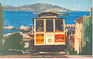 Hyde St Cable Car Of San Francisco Alcatraz P21415