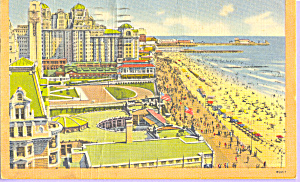 Boardwalk Scene Atlantic City New Jersey P21839