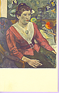 Marie Henry By Paul Gauguin Postcard P22604