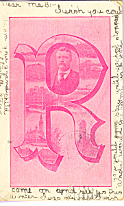 Theodore Roosevelt Private Mailing Card P23254
