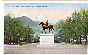 Gen Palmer Monument Colorado Springs Colorado P23594