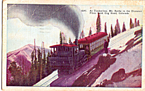 At Timberline Cog Railway Pikes Peak Colorado P23625