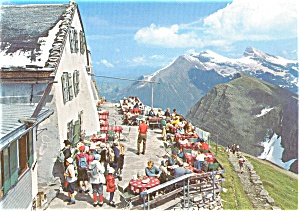 Berghotel Faulhorn Switzerland Postcard P2386