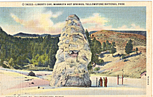 Liberty Cap Yellowstone National Park Wy P24215