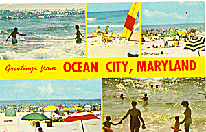 Beach Scenes Ocean City Maryland P24940