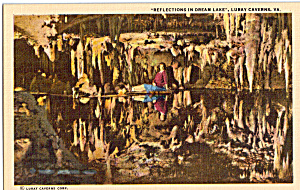 Dream Lake Luray Caverns Va Postcard P25121