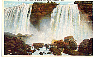 Cave Of The Winds And Bridal Veil Falls Postcard P26157