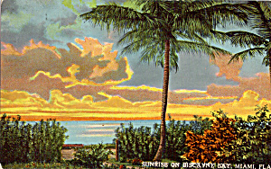 Sunrise On Biscayne Bay Miami Florida P26640