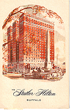 The Statler Hilton Buffalo New York Postcard P28167