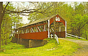 Trostletown Bridge Johnstown Pennsylvania Postcard P28786
