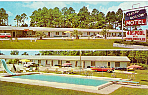 Sleepy Hollow Motel Starke Fl Postcard P30171