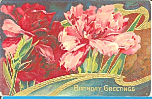Birthday Greetings Divided Back Postcard P32163