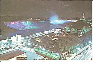 Niagara Falls Illuminated Postcard P32409