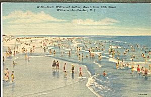 Wildwood By The Sea Nj Bathing Beach Scene P32861