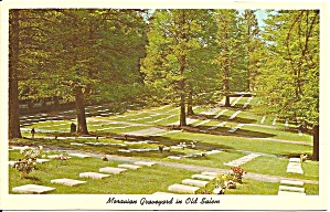 Old Salem Winston Salem Nc Moravian Graveyard P33052
