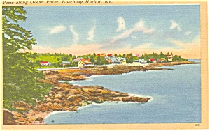 Boothbay Harbor Maine Postcard P3524