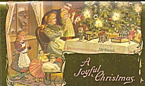 Vintage Christmas Card Reproduction P36053