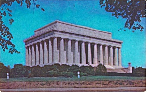 Washington Dc Lincoln Memorial Postcard P36284