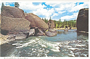 Spokane River Washington Postcard P3665
