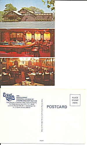 Clare Toby S Inn Restaurant Old Bridge Nj Postcard P36740