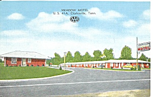 Clarksville Tn Meadow Motel P36785