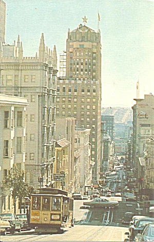 San Francisco Ca Powell Street Cable Car P36863