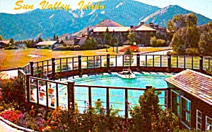 Sun Valley Idaho Challenger Inn Pool Mt Baldy P37989