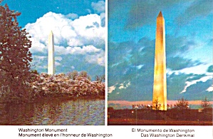 Washington Monument Day And Night Washington Dc P38069