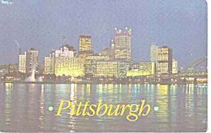 Pittsburgh Pa Skyline At Night P39340