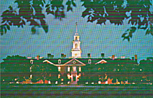 Dover Delaware Legislative Hall Postcard P40477
