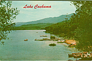 Lake Cachuma Santa Barbara County California Postcard P40632