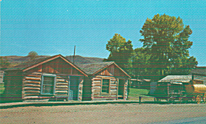 Nevada City Montana Main Street Log Houses P40811