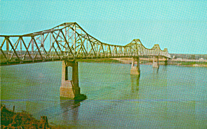 Natchez Vidalia Bridge Across The Mississippi River P40878