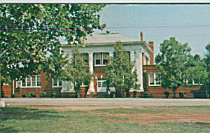 Plains Georgia Plains High School Postcard P41267