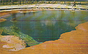 Yellowstone National Park Emerald Pool Upper Geyser Basin P41303