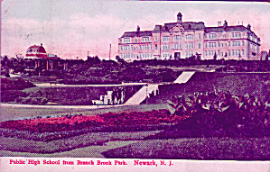 Newark New Jersey Public High School From Branch Book Park P41340