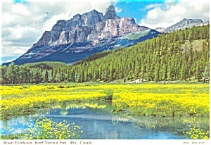 Mount Eisenhower Banff Canada Postcard P4518