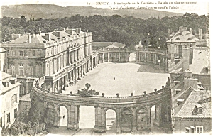 Nancy France Government S Palace Postcard P4772