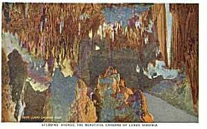 Luray Va Luray Caverns Stebbin S Ave Postcard P4924