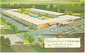 Cleveland Oh Holiday Inn Postcard P6509