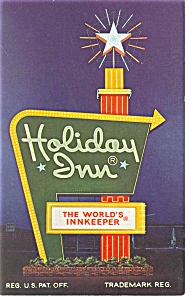 Cleveland Oh Holiday Inn Sign Postcard P6729