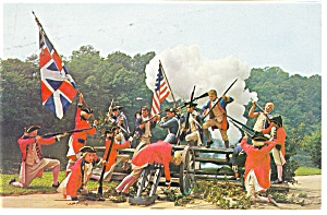 Revolutionary War Battle Reenactment Postcard P8018