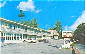 Bar Harbor Me Frenchman S Bay Motel Postcard P8075