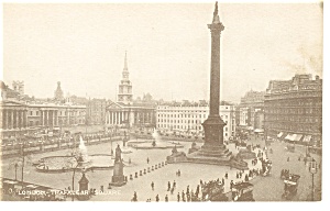 London England Trafalgar Square Postcard P9167