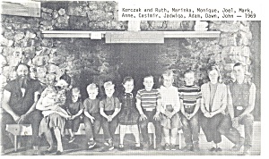 Interesting Family Portrait, With Ten Children 1969