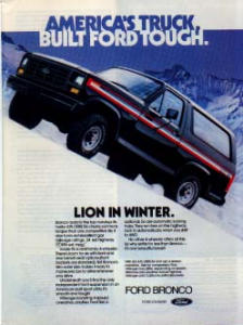 Ford Bronco Ad Feb 1982 Sm028202