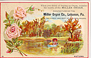 The Miller Co Lebanon Trade Card Tc0125