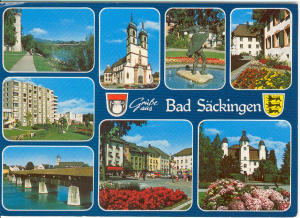 Bad Sackingen Germany Postcard V0119