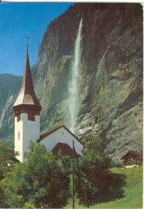 Lauterbrunnen Switzerland Postcard V0189